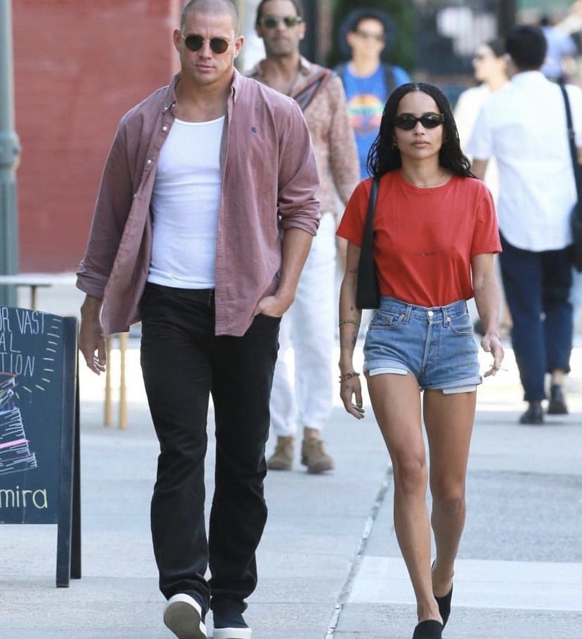 kb_assa's tweet photo. Mate, Zoe Kravitz and Channing Tatum look so fucking good together https://t.co/GWSNADRo5l