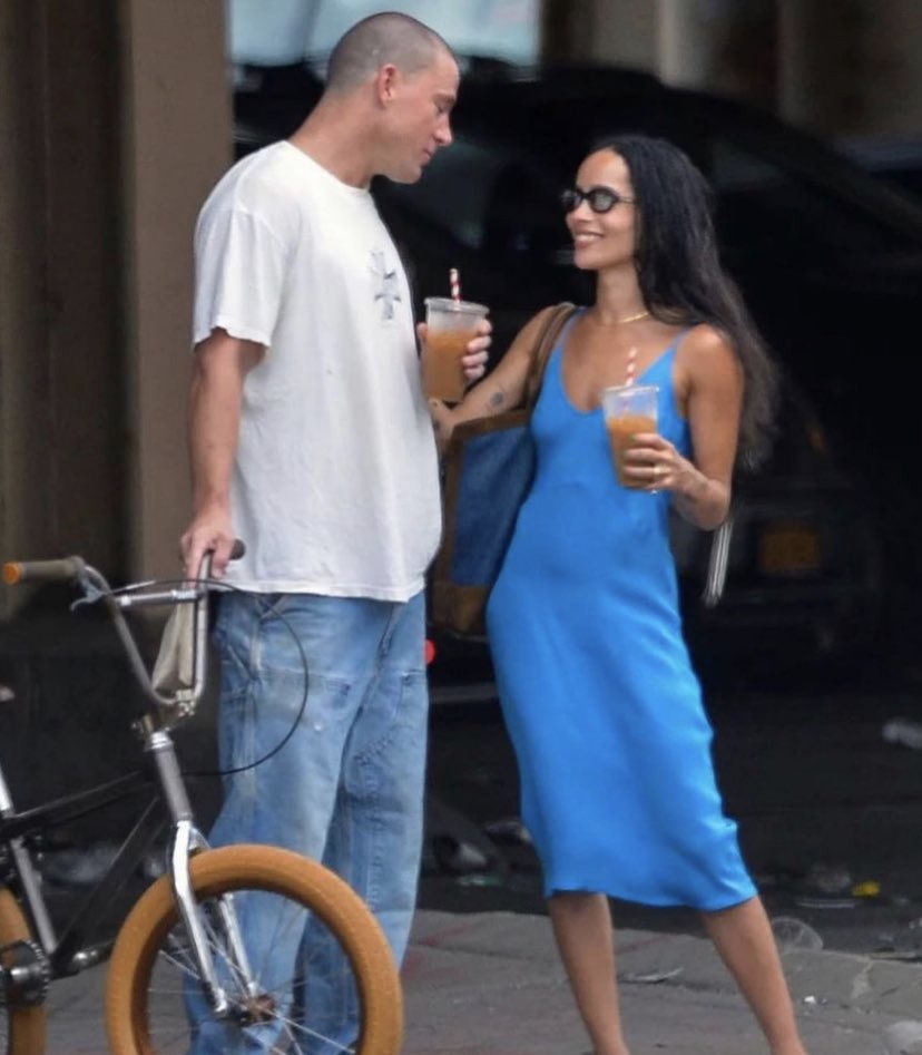 kb_assa's tweet photo. Mate, Zoe Kravitz and Channing Tatum look so fucking good together https://t.co/GWSNADRo5l