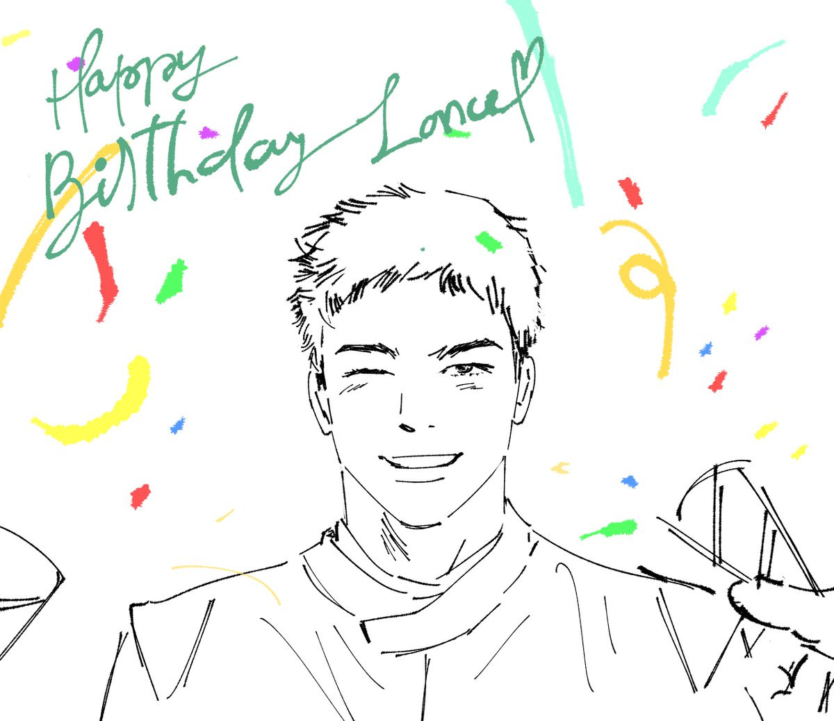 morepodium's tweet photo. Happy Birthday Lance💚 https://t.co/AVcw3DChEp
