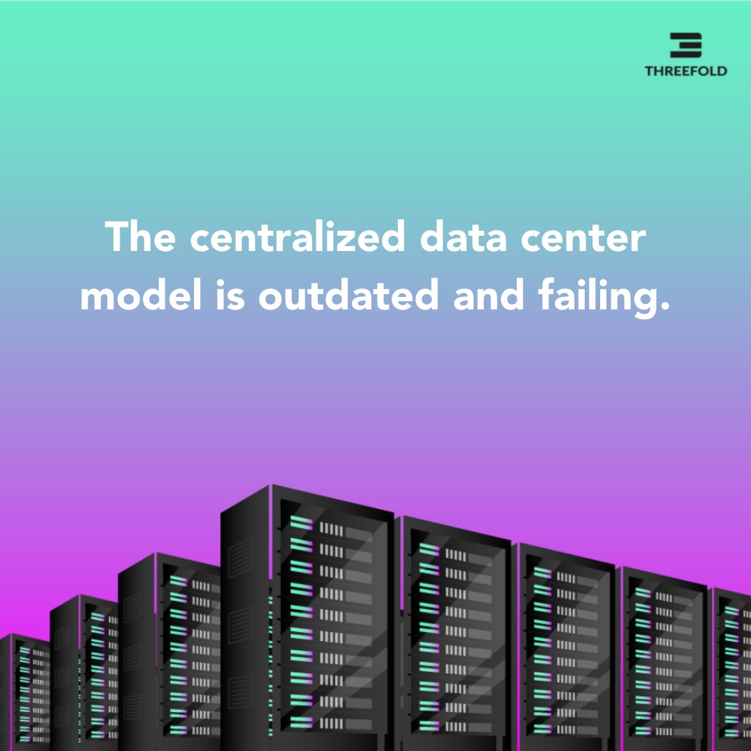threefold_io's tweet photo. Can't argue with facts ...

✈️ Data is not stored locally but across the world
⚡️ The current IT stack consumes too much energy
💰 Data centers are very costly to build and maintain
❌ The current model cannot scale with data demands

#Decentralization #InternetRevolution https://t.co/PjkqI2sRbA