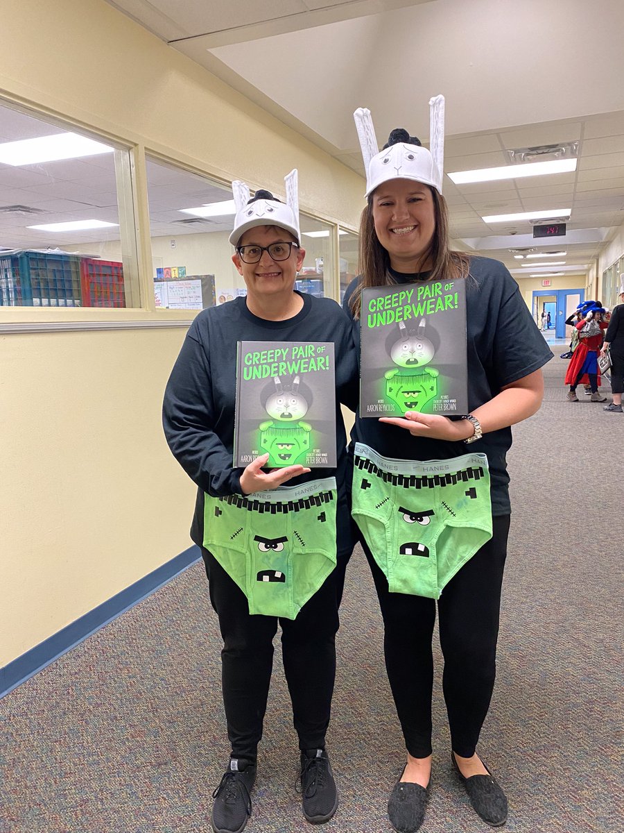 MissJacksonDWE's tweet photo. Book Character Day at school!  Would you wear a creepy pair of underwear?? #bookcharacter #secondgrade #DWEeagles #halloweenfun #teacherlife https://t.co/GLkVwto180