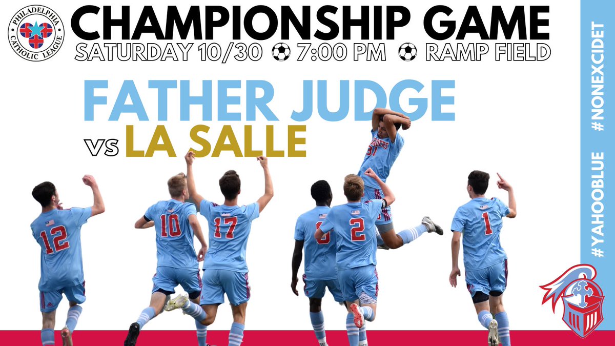 FatherJudgeHS's tweet image. #ChipChasing....PCL FINAL IS TOMORROW! Go get it @FJ_Soccer! 🔴🔵⚽️ #YahooBlue #NonExcidet @FJAthletics