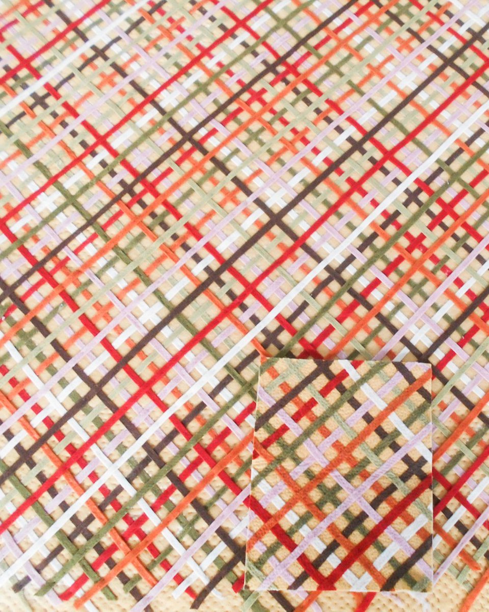 Here's an "in-the-making" shot of our Lamontage spin on classic textile design!  What does plaid remind you of?  Grade school days?  Scottish kilts?  The movie "Clueless"?

#plaid #patternandprint #stripes #plaidpattern #textiledesign #fiberarts #feltart #surfacepatterndesigner