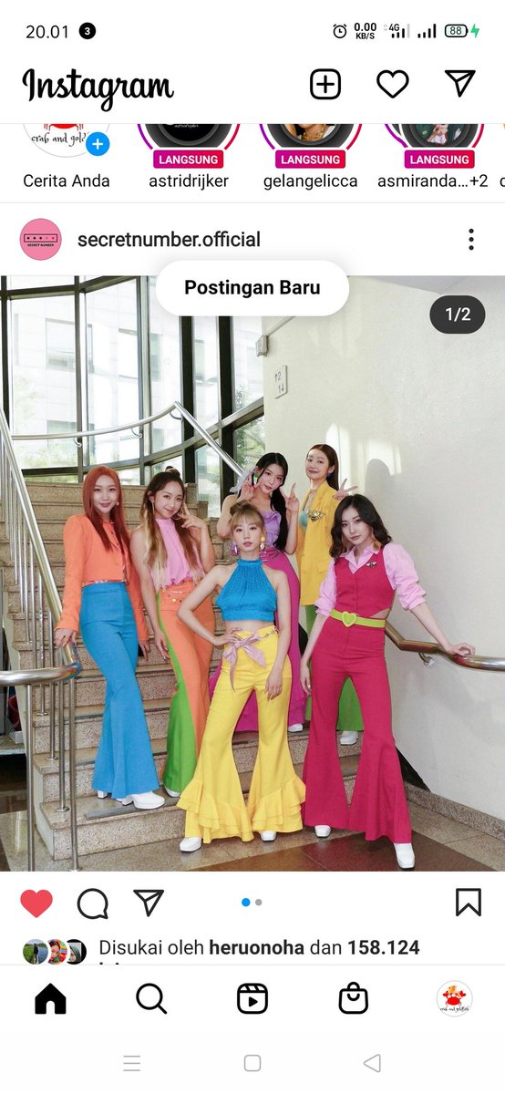 BawangMerica's tweet photo. Ada nggak sih yang samaan kaya aku kepengen sama outfitnya yang lucu2 banget itu? Warnanya eye catching ya?apa aku aja yg mikir gitu ya 😍
#secretnumber3rdsingle
#LOCKEY
#SECRET_NUMBER
#Fire_Saturday
#ditakarang
#comebacksecretnumber
#FireSaturday https://t.co/bAG91ScAYZ https://t.co/v6RAIvZYn5