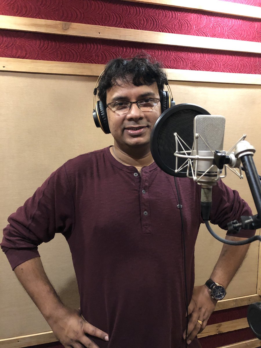 mad4raaga's tweet photo. Recording time. 
Recording for a Mumbai project with young music director Arkadip Karmakar, an ex-Shrutinandaner as well. It was really great working with him. 
Thanks to Prateek da, the sound engineer at Sound Studio, Lake Town. https://t.co/IyHswqmTWJ