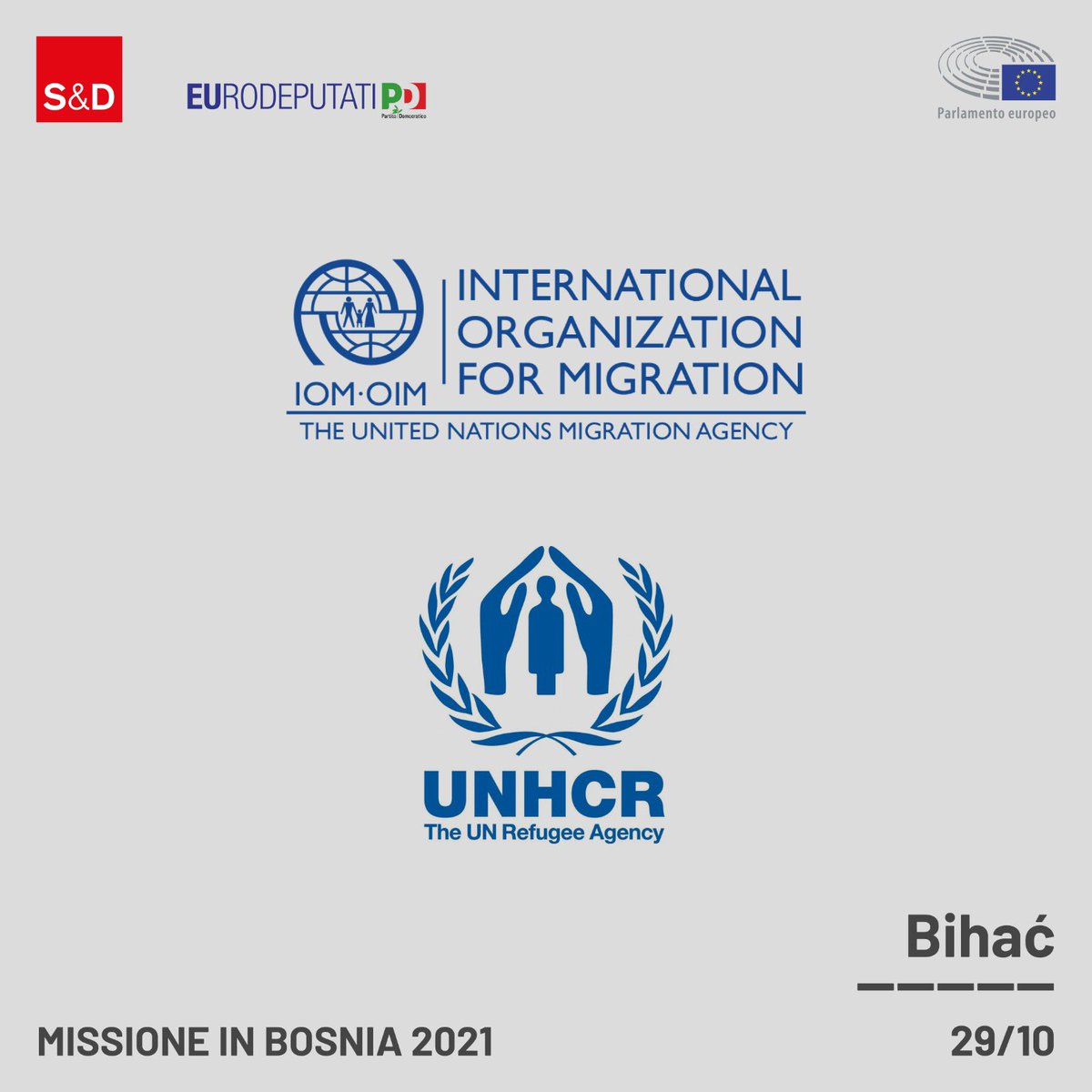 ale_moretti's tweet photo. Questa mattina a #Bihac nel nord della #Bosnia abbiamo incontrato i rappresentanti di #IOM e #UNHCR che svolgono un lavoro fondamentale per i migranti lungo la #RottaBalcanica.

#MissioneInBosnia

@UNmigration @Refugees 
@llungarotti 
@eurodeputatipd @Deputatipd
@TheProgressives https://t.co/rzwlGrk9N6