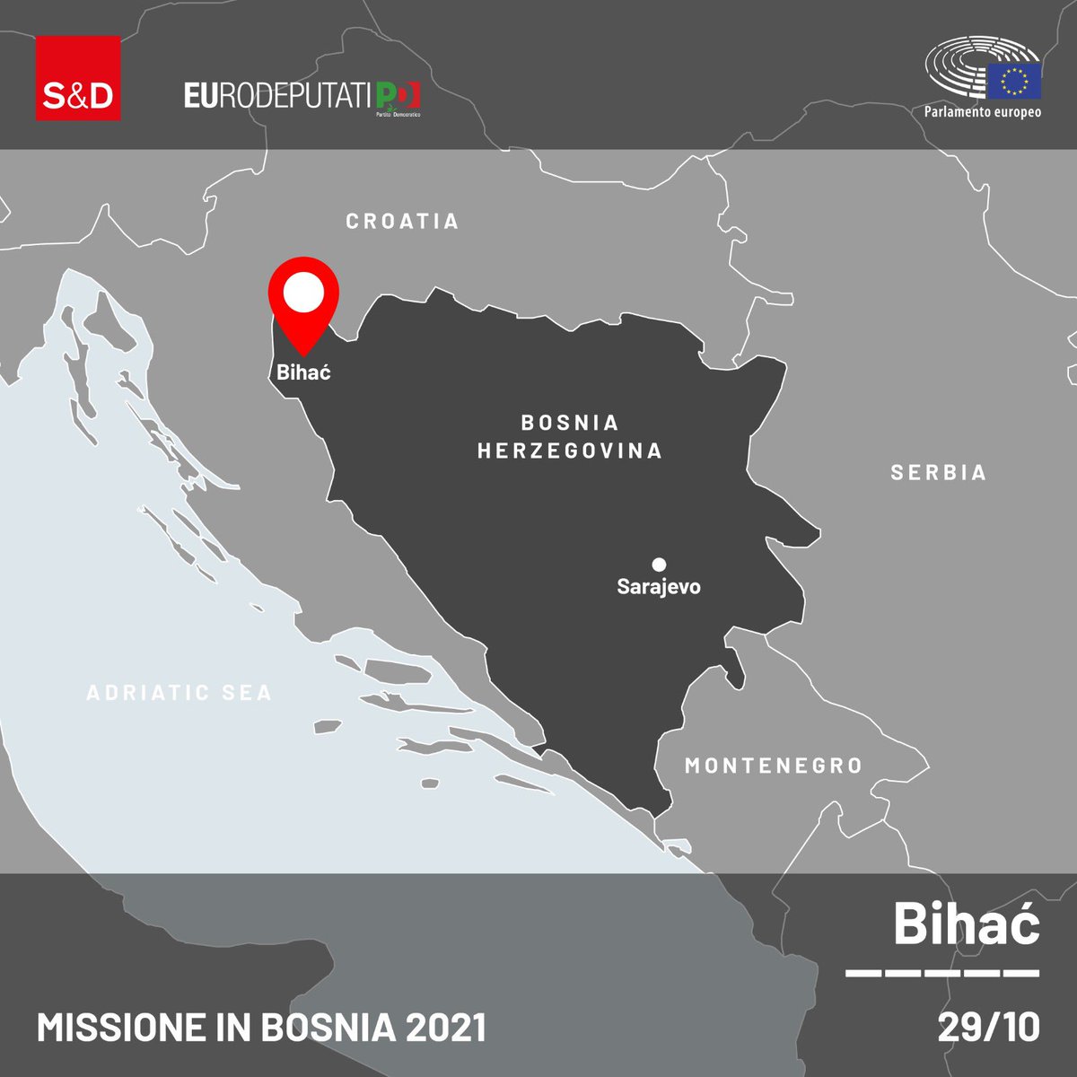 ale_moretti's tweet photo. Questa mattina a #Bihac nel nord della #Bosnia abbiamo incontrato i rappresentanti di #IOM e #UNHCR che svolgono un lavoro fondamentale per i migranti lungo la #RottaBalcanica.

#MissioneInBosnia

@UNmigration @Refugees 
@llungarotti 
@eurodeputatipd @Deputatipd
@TheProgressives https://t.co/rzwlGrk9N6