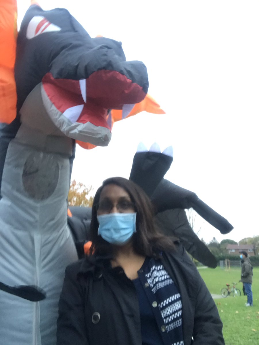 Eagle Nation - dreams can come true!  Ms Morgan met MegaCharzard today!!!!! <a href="/LC3_TDSB/">TDSB LC3</a> <a href="/tdsb/">Toronto District School Board</a> #costume
