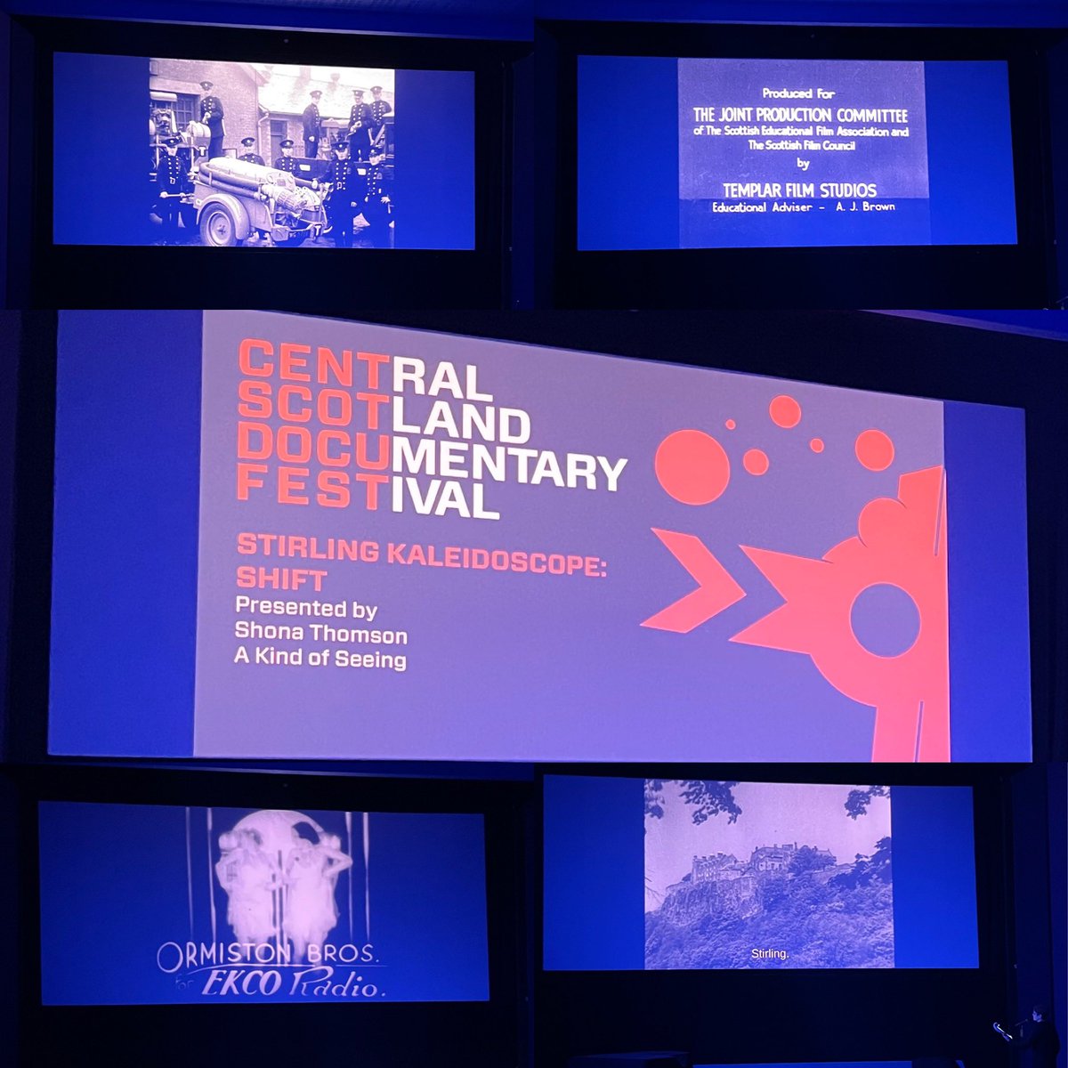 allanmcintyre's tweet photo. Thrilled that our first in-person Relaxed Event at @Macrobert since Feb 2020 is part of @CSDocuFest!
Curated and Presented by the brilliant @UrbanTwitcher with some amazing films from @nlskelvinhall and @unistirarchives #StirlingKaleidoscopeShift #CSDF2021 https://t.co/YLYxnsrTAt