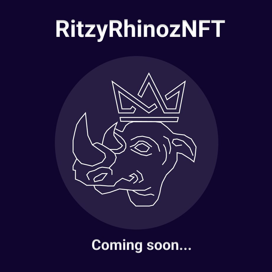 RitzyRhinozNFT's tweet photo. 🔥🚨#RitzyRhinozNFT Community Update🚨🔥

We are building the NEXT Metaverse on #ICP, with RitzyRhinozNFTs, all is within reach. 

Next up:
✅Release Litepaper;
✅UI/UX for the RitzyRhinozNFT Metaverse portal;
✅Development Ambassador Program.

Share = CARE - Early Supporters👇 https://t.co/5cU7YOz3k1