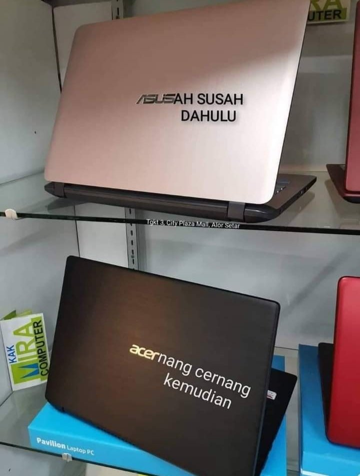 muhd_yunuzz's tweet photo. Asus dan Acer pernah berkata : https://t.co/MTUSItF4xe