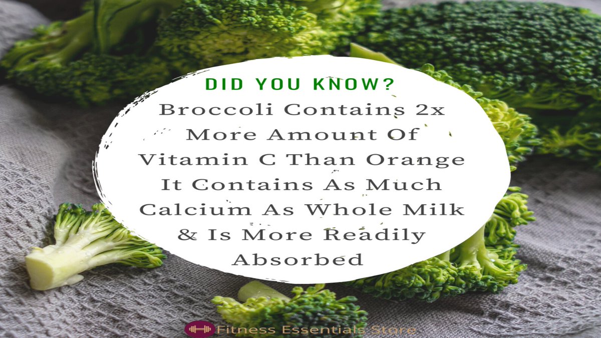 FitnessEssenti5's tweet photo. "Broccoli is incredible. It can prevent DNA damage and metastatic cancer spread; activate defences against pathogens and pollutants; help to prevent lymphoma; boost the enzymes that detox your liver
#broccoli #broccolisalad #broccolilover #broccolilove #broccolisoup #vegetables https://t.co/FaA0DpVLv8