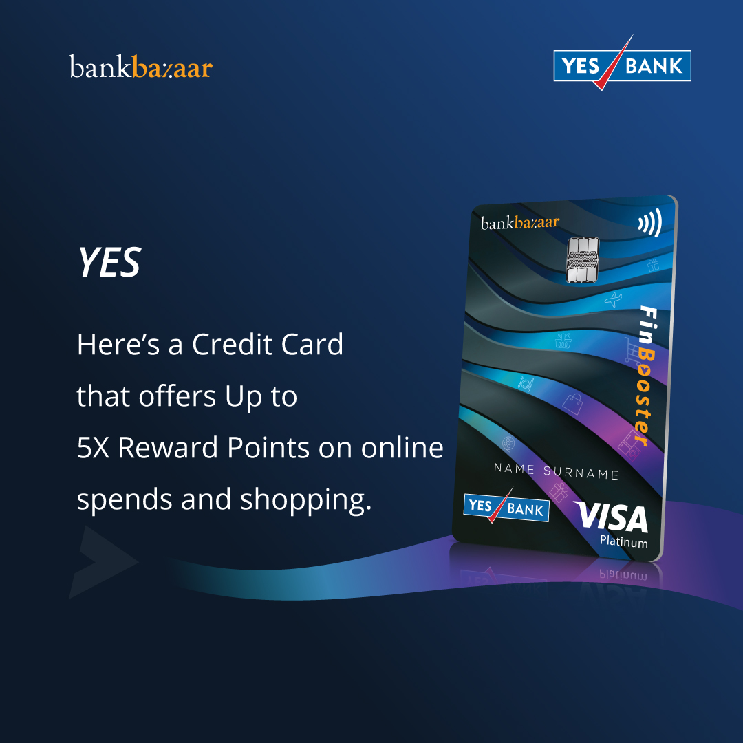 BankBazaar's tweet photo. Presenting the FinBooster Credit Card by @YESBANK and @BankBazaar . To apply now, click here - https://t.co/eEz98ztkvU
#FinBooster #CreditCard #NewLaunch https://t.co/YkoTXlLlrU