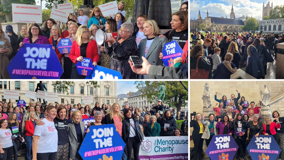 What a huge day for the #menopauserevolution!

Fabulous afternoon celebrating with #menowarriors in Parliament Square who made today possible.

Thank you so much to <a href="/ThisisDavina/">Davina McCall</a>, <a href="/mariellaf1/">Mariella Frostrup</a>, #DrLouiseNewson, #PennyLancaster, <a href="/mariacaulfield/">Maria Caulfield CBE</a> and <a href="/leicesterliz/">Liz Kendall</a> for your support.