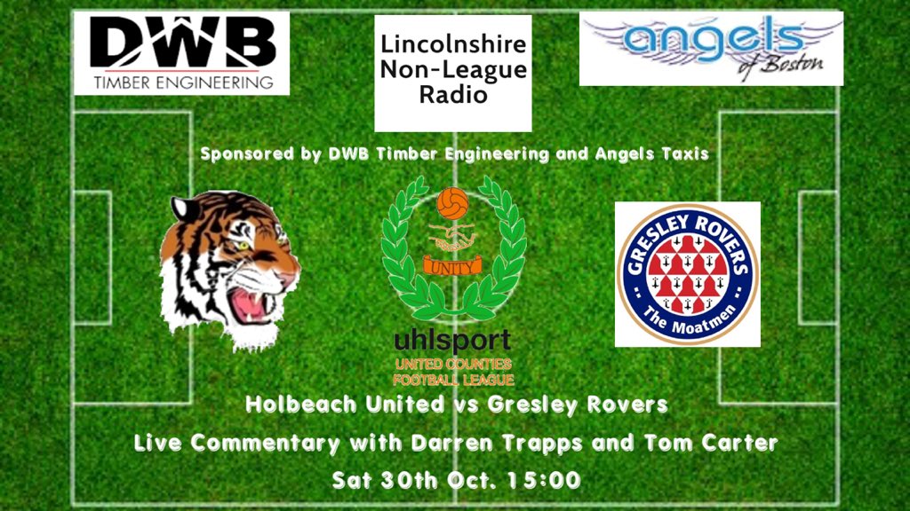 Tom Carter (@tomcarter04) on Twitter photo LIVE COMMENTARY TOMORROW ON <a href="/league_radio/">Lincolnshire Non-League Radio</a>
<a href="/Holbeach_UtdFC/">Holbeach United FC</a> vs <a href="/GresleyRovers/">Gresley Rovers</a>
🎙 <a href="/Sports_Darren/">Sports Darren</a> and <a href="/TomCarter04/">Tom Carter</a>
lnlr.co.uk LIVE COMMENTARY TOMORROW ON <a href="/league_radio/">Lincolnshire Non-League Radio</a>
<a href="/Holbeach_UtdFC/">Holbeach United FC</a> vs <a href="/GresleyRovers/">Gresley Rovers</a>
🎙 <a href="/Sports_Darren/">Sports Darren</a> and <a href="/TomCarter04/">Tom Carter</a>
lnlr.co.uk