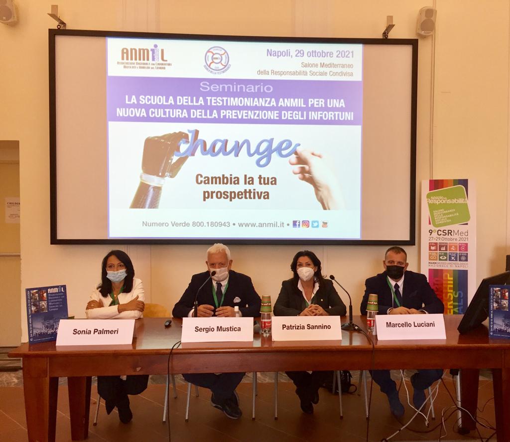 🔴In diretta ora dal 9° Salone Mediterraneo della responsabilità sociale condivisa il Seminario ANMIL su "La Scuola della Testimonianza ANMIL per una nuova cultura della prevenzione degli infortuni". 
👉bit.ly/3vV77OX
#sicurezzasullavoro