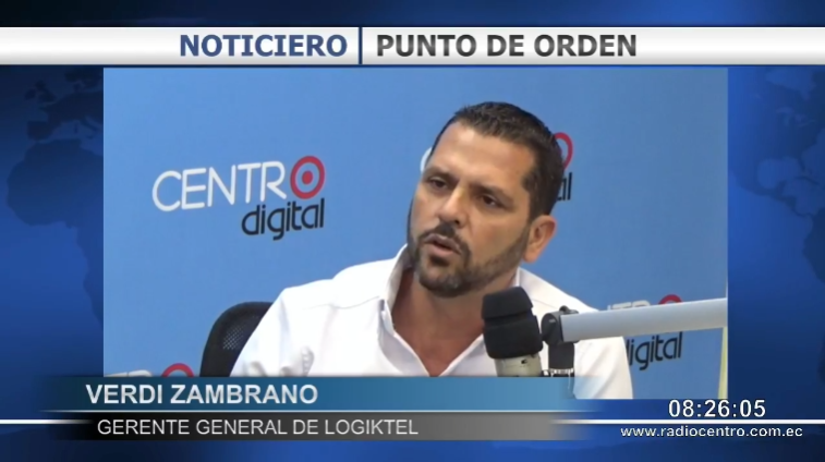 radiocentroec's tweet photo. Ahora en #PuntoDeOrden 
Verdi Zambrano - Gerente General de Logiktel - @logiktel 
Sintoniza 101.3 FM
o míranos por Facebook live - https://t.co/rvn6RoGRo5 https://t.co/KBKWttZm9O