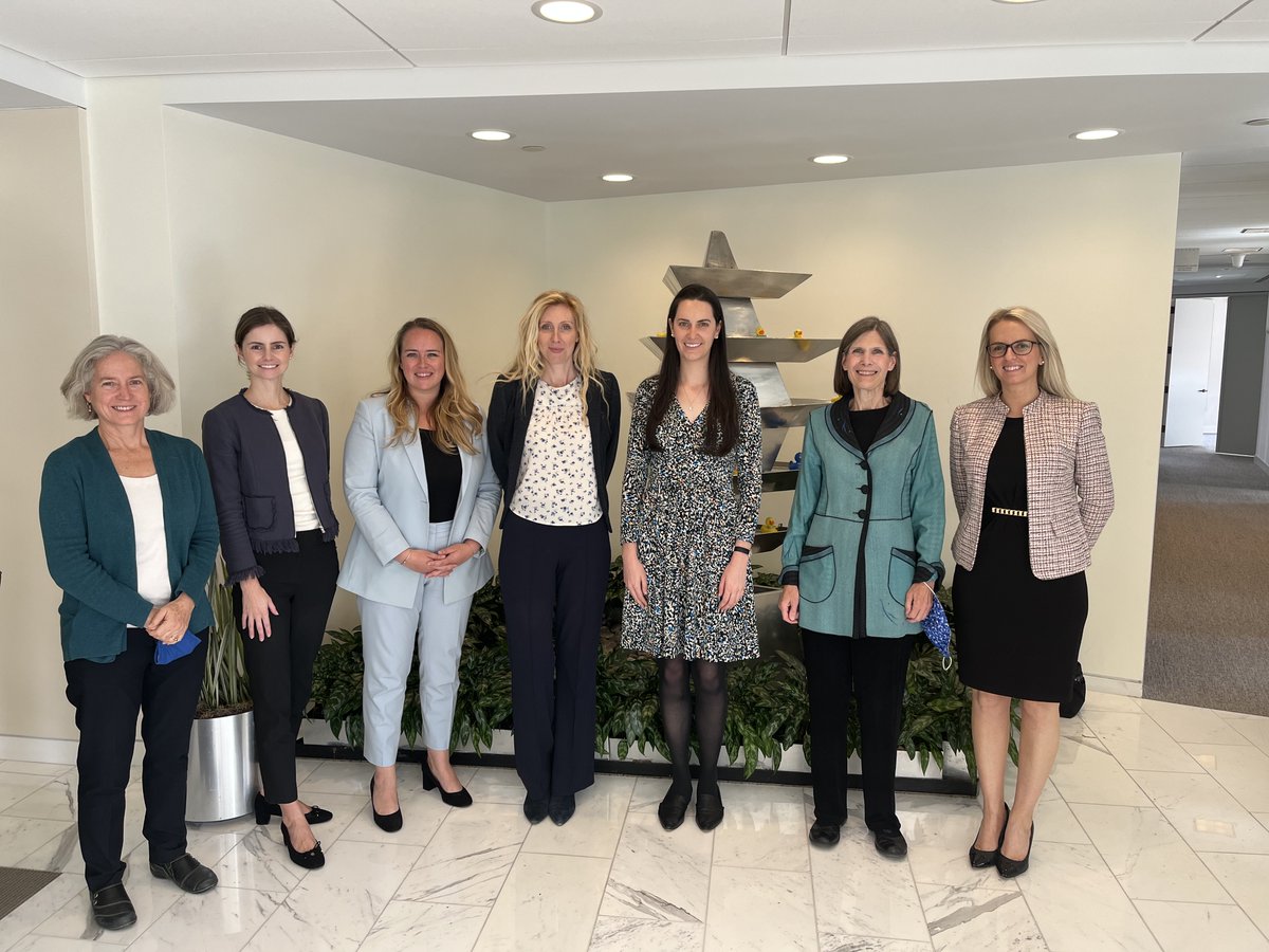 WIPLive's tweet photo. Our Chair Susie Hoffman was delighted to host our #WIPForum US fellows yesterday for a special women's leadership luncheon at @Crowell_Moring, including @megan_greeley @GIBIrishBakery. https://t.co/kvVdq5kSNH