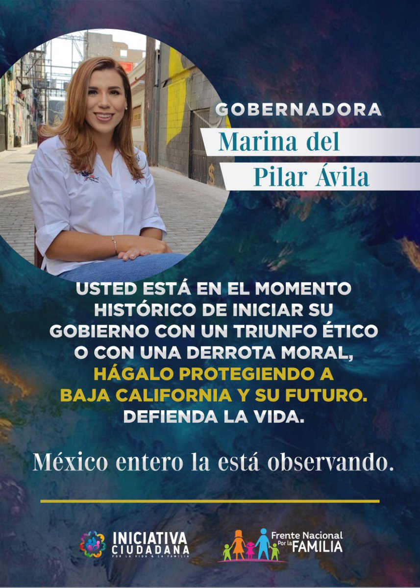 WWatsonagw's tweet photo. #BCEsProvida. Es el primer estado en incluir en su constitución la protección a la vida, pero hoy un grupo en nombre del falso progreso, quieren dañar la vida y la familia @MarinadelPilar https://t.co/j91cG5loxX