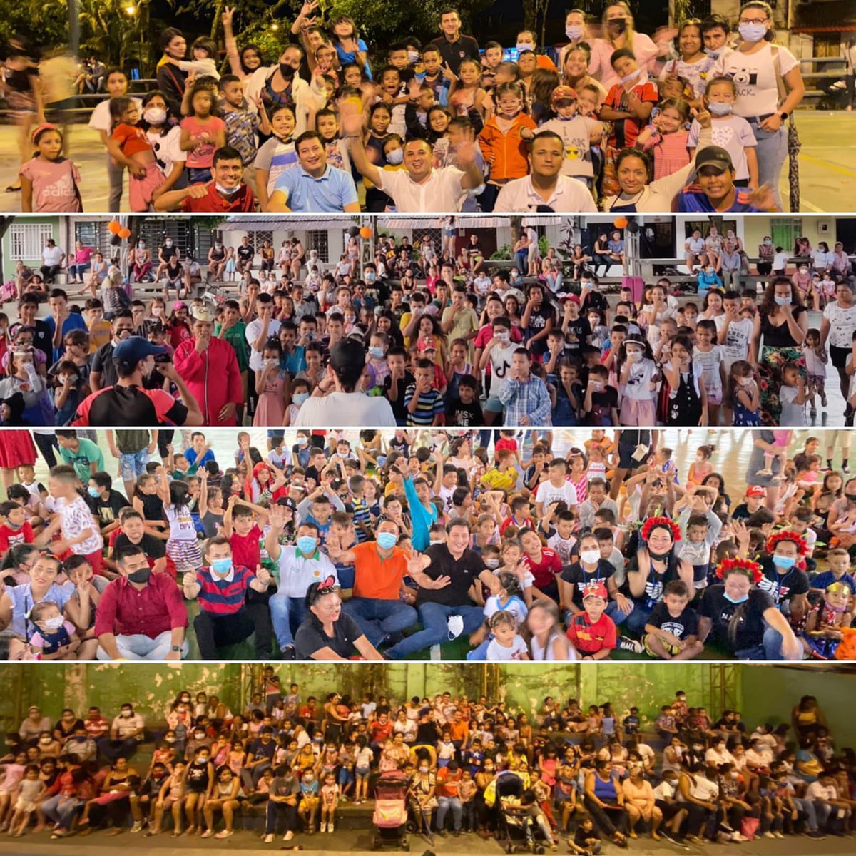 OswalAvellaneda's tweet photo. Por las diferentes comunas de #Villavicencio hemos celebrado el #DiaHalloween  con @FundacionColorDeVida llevando alegria en esta fecha especial @PartidoVerdeCoL @FabianDiazPlata @CamiloRomero @ccalderonc2 #DeCorazonConNuestrosNiños 👶🏻🎃💚🌻 #Dulce #Meta #Orinoquia #Colombia https://t.co/rAjnc6paWQ