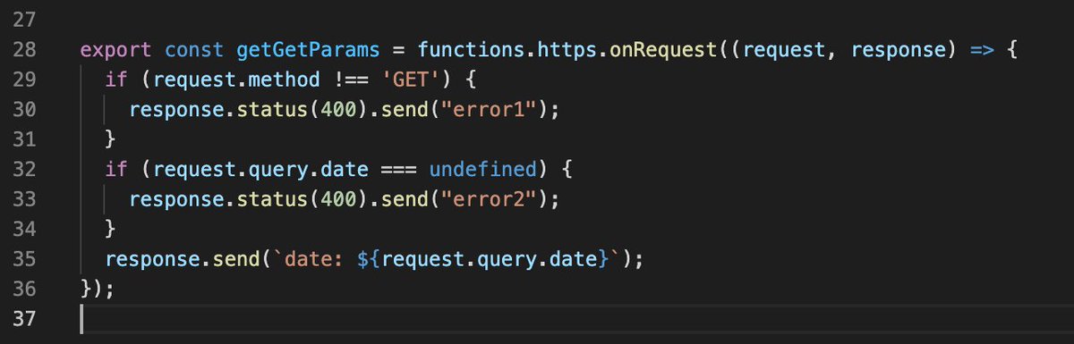 marke_hr_plus's tweet image. Cloud Functionsで、POSTかGETを見極めるやり方、こんなやり方しかないのか?
#CloudFunctions #firebase #NodeJs #プログラミング #プログラミング学習 #プログラミング初学者 #プログラミング初学者 #プログラミング独学 #プログラミングスクール #駆け出しエンジニアと繋がりたい