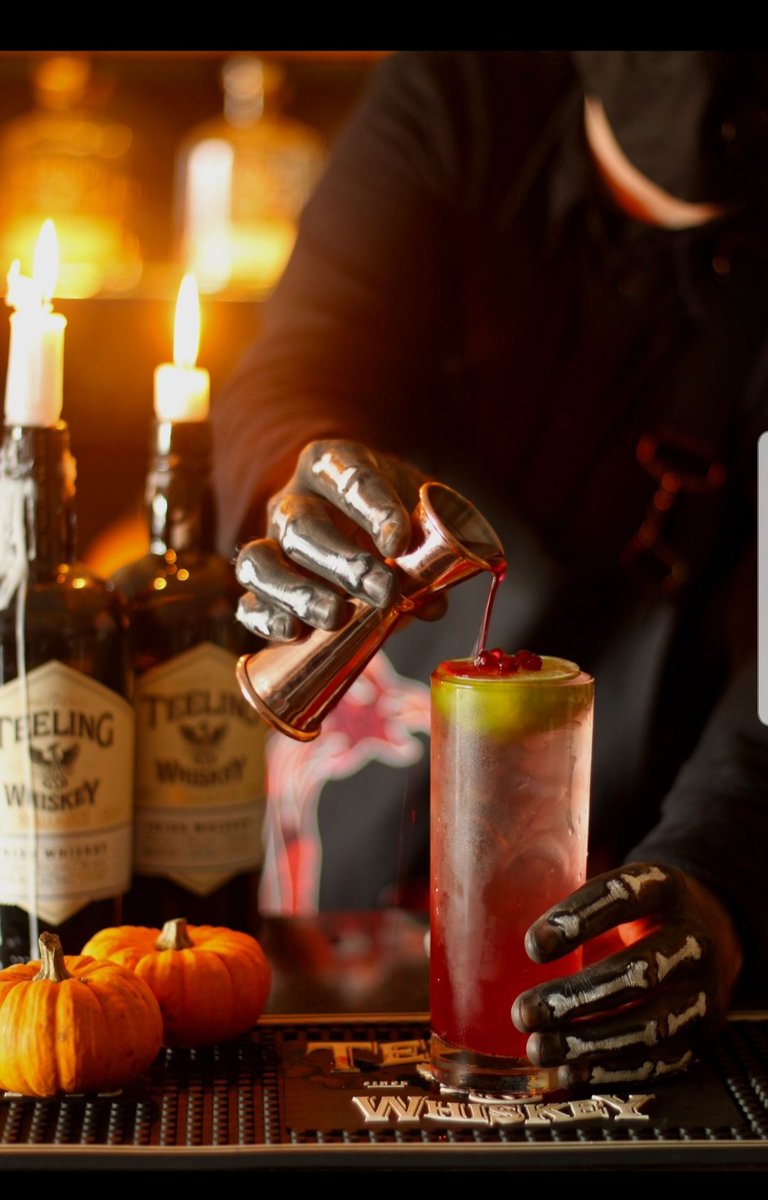 — Blood Red Lemonade — 

Get into the Halloween Spirit 🎃👻 this year with some signature @teeling_whiskey cocktails using our Small Batch blend! 🥃

For the full recipe check out Teeling brand page!