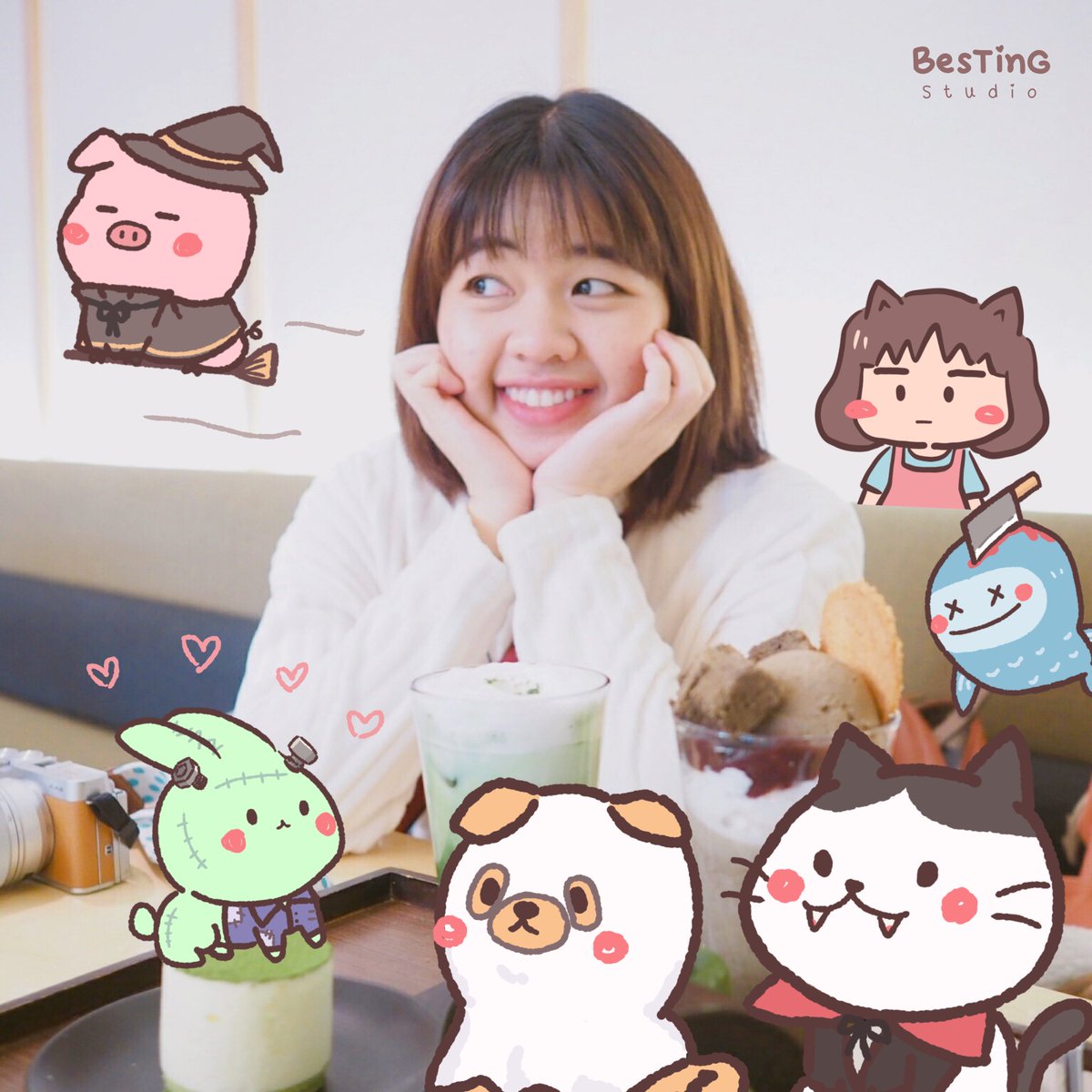 💗 #InternationalArtistDay 💗
Yes, I’m too late, but it’s okay it’s normal for me.. 🤣 I have posted 9 photos grid 2 times on my page this year, so I wanna try another layout with my lovely artworks. ㅋㅋㅋ