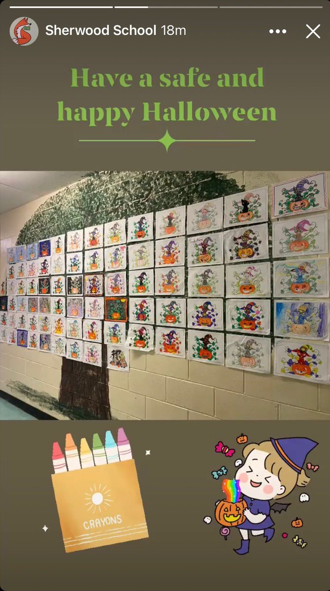 Thank you to our students for participating in all the Halloween themed activities this week. The coloring pages look magnificent in the hallway &amp; we were impressed how well students estimated when guessing their number for the 'Skittles in a Jar' contest. <a href="/psbpei/">Public Schools Branch</a> @parker_grimmer