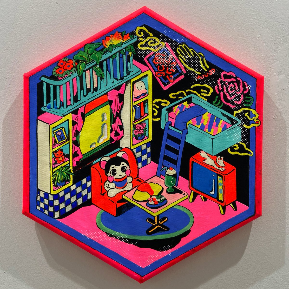 ルームシリーズ よろしくパラダイス 中村杏子 名古屋個展7 1 7 14のイラスト