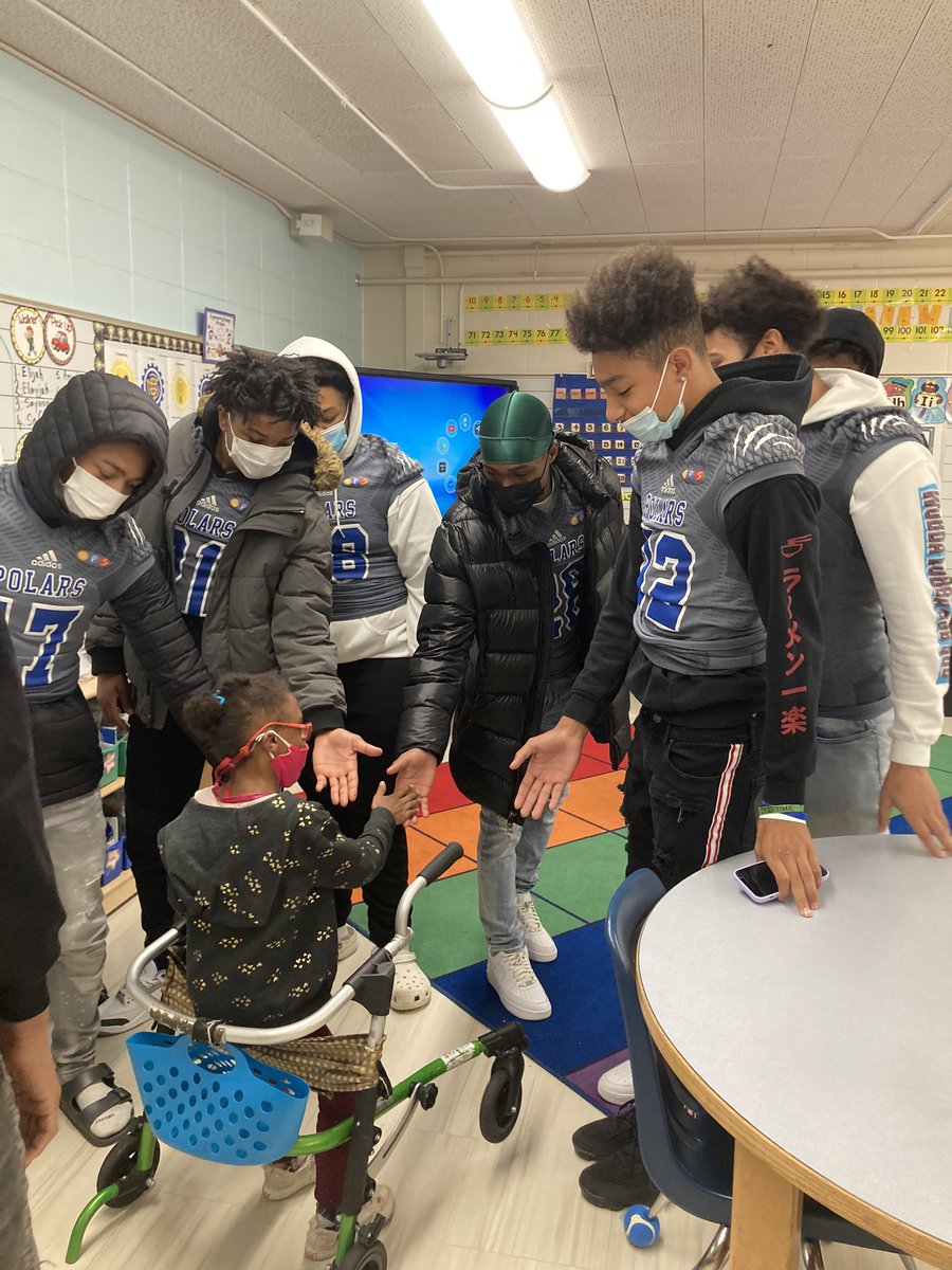 kdavis547's tweet photo. So lucky to get a visit from some North High Polar role models this morning!! #hallstemacademy #northhighpolars https://t.co/cjxWf9XUG5