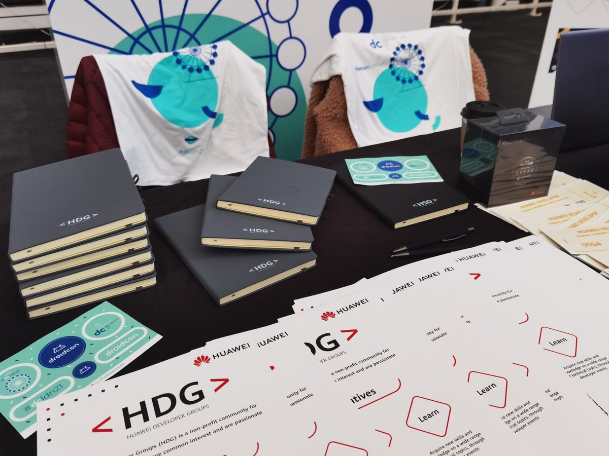 There is still time to enter the raffle for a chance to win a Huawei Watch 3 and get some cool gadgets. Come to our booth before 4 pm. #dcldn21