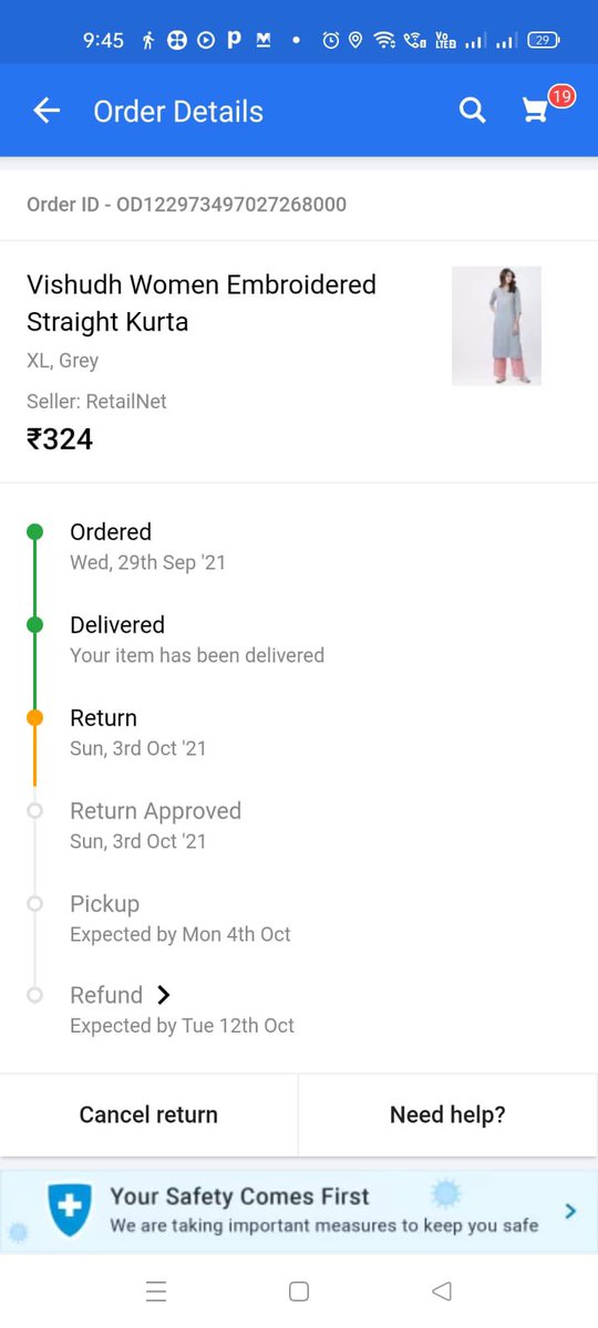 padmakumarpt's tweet photo. @Flipkart this guys are testing their customers patience by not taking retuned item after 30 days , and they are asking 7 more days to resolve the issue . Pathetic service by Flipkart . https://t.co/E58wpjqFLb
