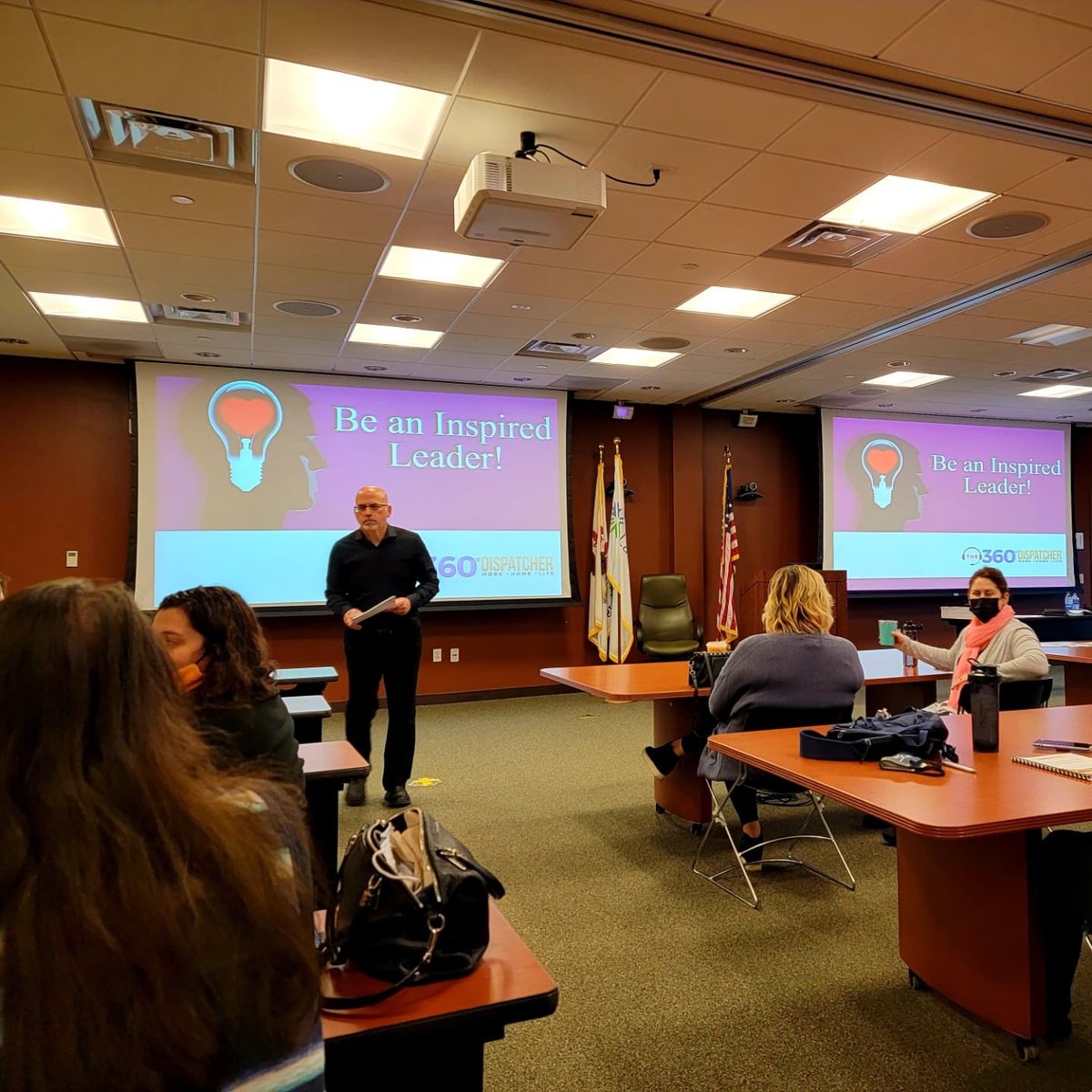 Humanize911's tweet image. Training with @JoeSerioSpeaks!