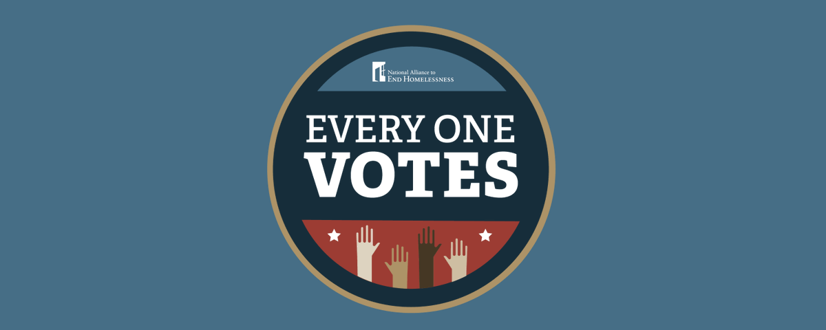 naehomelessness's tweet photo. With state and local elections coming up, do you have a plan to ensure the people experiencing homelessness in your community are able to vote? Check out the Alliance's #EveryOneVotes toolkit for guidance: https://t.co/D9JzGrIdSc https://t.co/wWFVDQqYT6