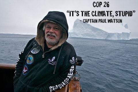 CaptPaulWatson's tweet photo. COP 26
There is nothing more important today than addressing the issue of climate change. The future of humanity and millions of species is at stake. Words will not suffice and real focused political, social, media and economic action is imperative

The world must act now #COP26 https://t.co/mu4DNYkzlw
