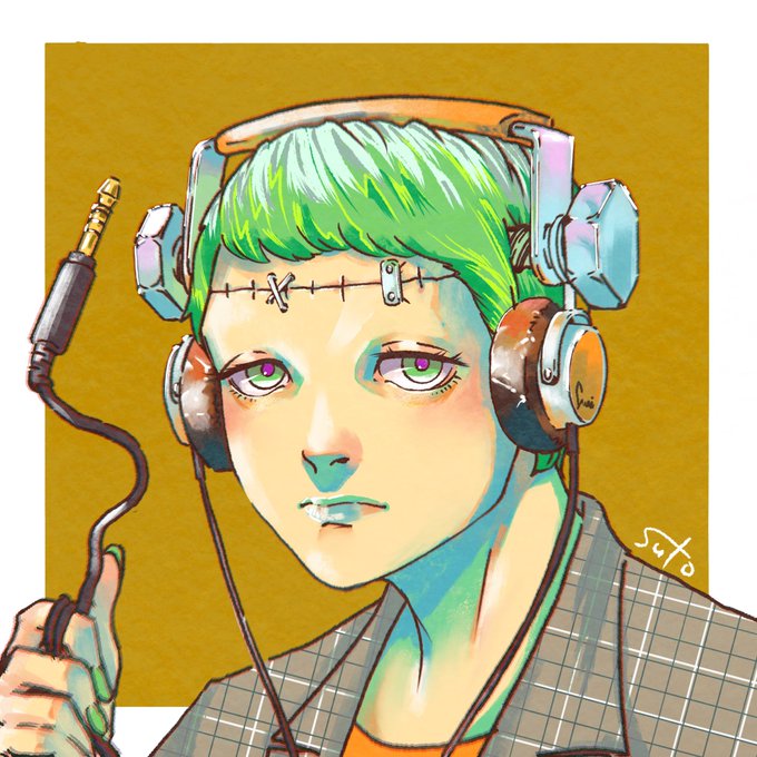 ヘッドホンのtwitterイラスト検索結果