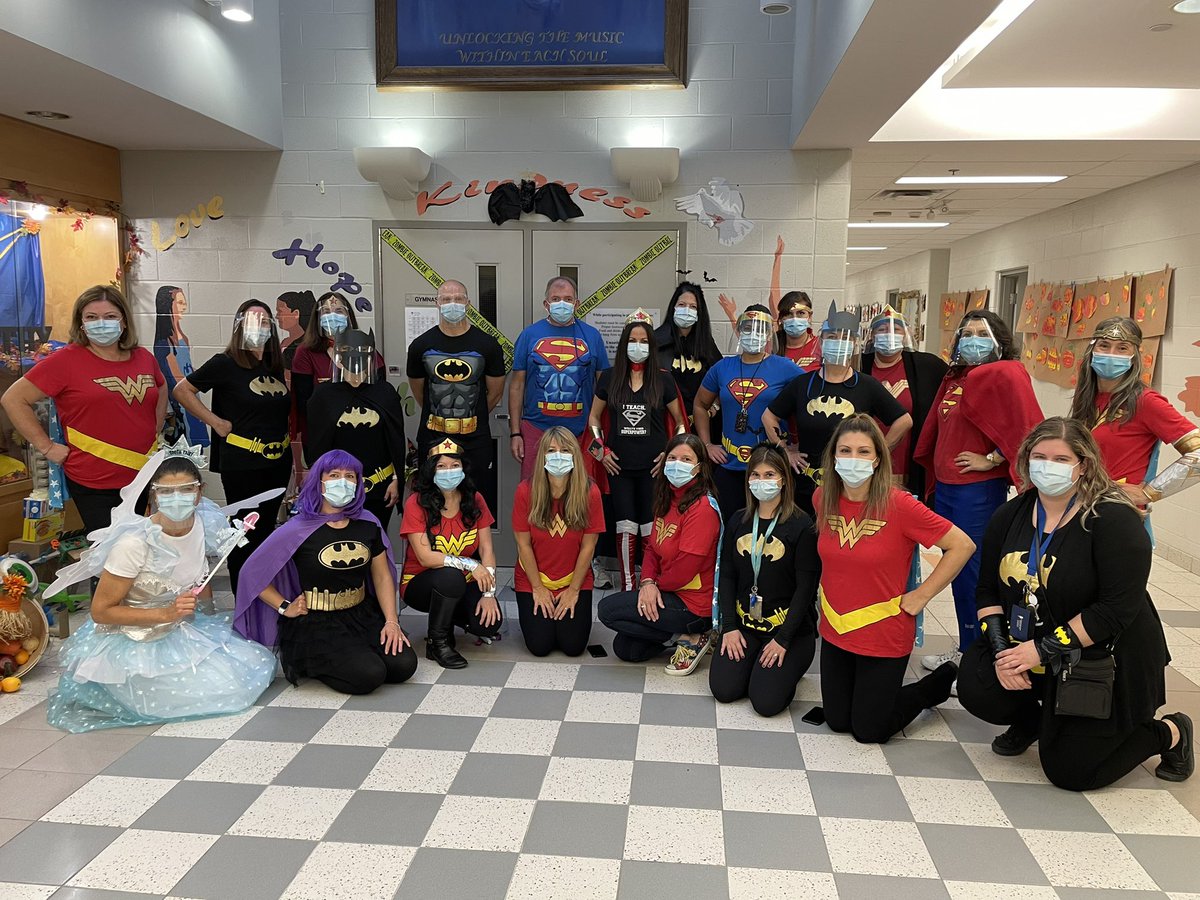 So super proud of my amazing staff. Holy Family Super Hero’s, isn’t that the truth. The outstanding work they do everyday supporting all the needs of our students. True Heroes ⭐️