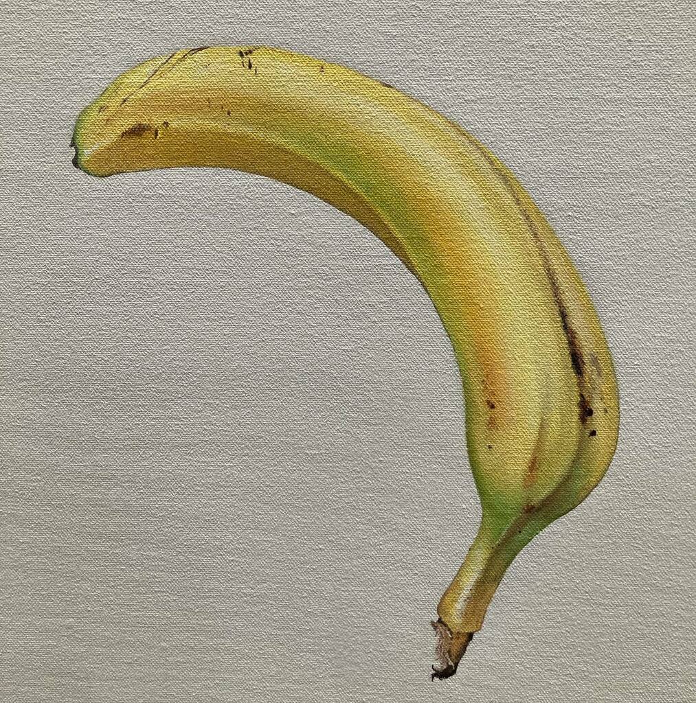 MelodieProv's tweet photo. I feel the #mediamagic ! This is a small part of the 8 x 8 foot painting with which I’m currently in progress.
#bananapainting #partsofpaintings #paint #realism #contemporaryart #contemporaryrealism https://t.co/PWLcRQQKFZ https://t.co/ErkekNDDfg