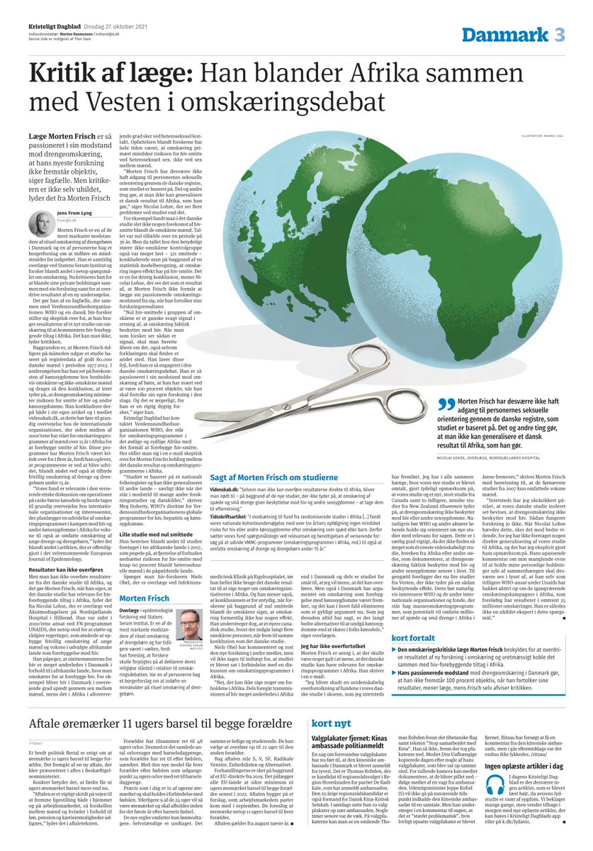 CircumInfo.dk (@circuminfodk) on Twitter photo .<a href="/WHO/">World Health Organization (WHO)</a> afviser <a href="/SSI_dk/">Statens Serum Institut</a>-studies påstand om generalisering fra DK til #HIV-#AIDS forebyggende programmer i Afrika.
#sundpol #dksund #omskæring
<a href="/AIDSFondet/">AIDS-Fondet</a> <a href="/STPS_DK/">Styrelsen for Patientsikkerhed</a> <a href="/UNAIDS/">UNAIDS Global</a> <a href="/SexogSamfund/">Sex & Samfund</a> <a href="/DagensMedicinDK/">Dagens Medicin</a> <a href="/Ugeskriftet/">Ugeskrift for Læger</a> <a href="/videnskabdk/">Videnskab.dk</a> <a href="/kristeligt/">Kristeligt Dagblad</a> @SSTbrostrom <a href="/henrik_ullum/">Henrik Ullum</a> <a href="/mdoherty_hiv/">Meg Doherty</a> .<a href="/WHO/">World Health Organization (WHO)</a> afviser <a href="/SSI_dk/">Statens Serum Institut</a>-studies påstand om generalisering fra DK til #HIV-#AIDS forebyggende programmer i Afrika.
#sundpol #dksund #omskæring
<a href="/AIDSFondet/">AIDS-Fondet</a> <a href="/STPS_DK/">Styrelsen for Patientsikkerhed</a> <a href="/UNAIDS/">UNAIDS Global</a> <a href="/SexogSamfund/">Sex & Samfund</a> <a href="/DagensMedicinDK/">Dagens Medicin</a> <a href="/Ugeskriftet/">Ugeskrift for Læger</a> <a href="/videnskabdk/">Videnskab.dk</a> <a href="/kristeligt/">Kristeligt Dagblad</a> @SSTbrostrom <a href="/henrik_ullum/">Henrik Ullum</a> <a href="/mdoherty_hiv/">Meg Doherty</a>