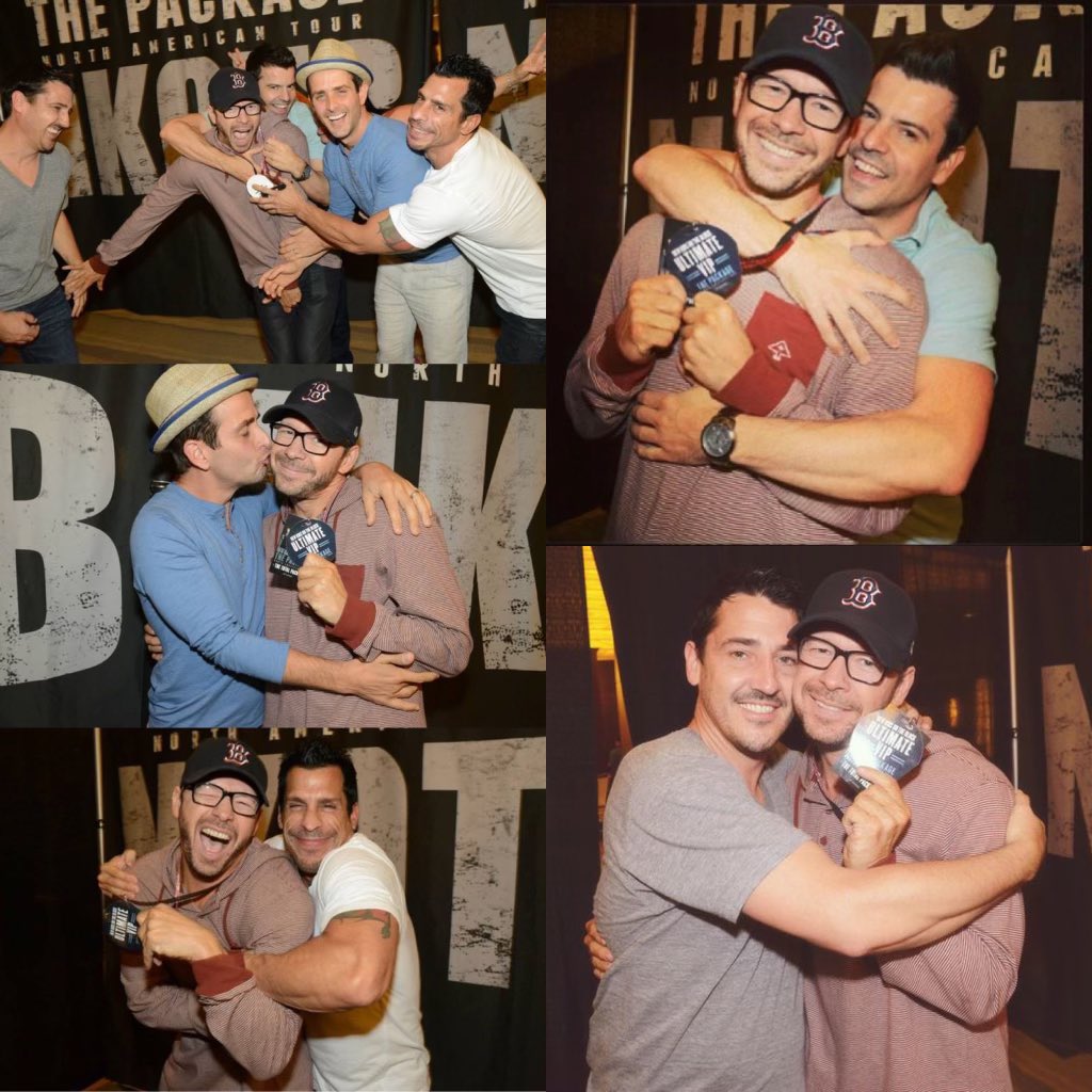 DonnieWahlberg's tweet photo. #FlashbackFriday to when I got my own @nkotb Ultimate M&amp;G experience! Best day ever!!!

Too bad Donnie wasn’t there (heard he’s the nicest ☺️) but the other guys def did not disappoint! Love them! 🤖❤️♾🤣🎉#KnightGirl #BlockBros #Blokchead #BHLove https://t.co/Ctm0QUtRxf