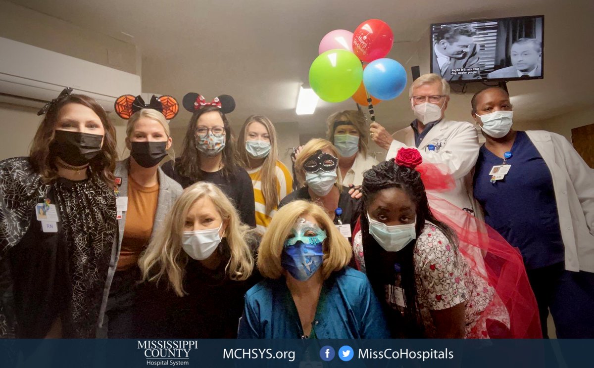 Our Great River Cancer Center team had some spooky costume fun yesterday! 🎃💙 #YourMCHS