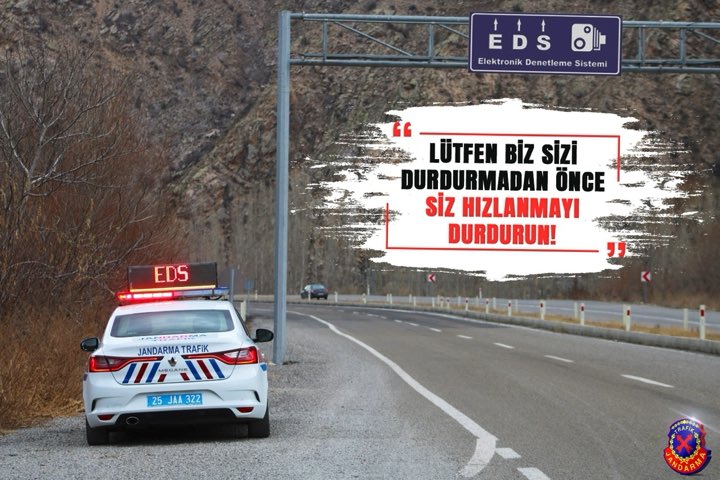 jandarma's tweet photo. Hayatınız bizim için önemlidir❗️

Lütfen biz sizi durdurmadan önce siz hızlanmayı durdurun.⚠️

Unutmayın gideceğiniz yere geç gitmek, hiç gidememekten iyidir.🚨

Tüm sürücülerimize kazasız günler dileriz.🚔
#Jandarma
#JandarmaTrafik https://t.co/xua0lzOGyh