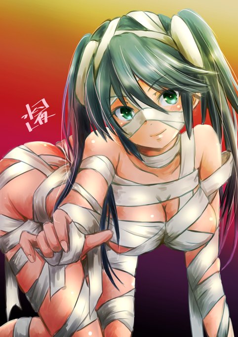 #艦これ版深夜の真剣お絵描き60分一本勝負
#艦これ版真剣お絵描き60分一本勝負_20211029

#五十鈴「お菓子くれなきゃ爆雷するゾ!」 