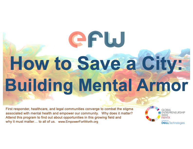 A new session for GEW FW highlighting those public servants that help their community everyday, a thankless job. How to Save a City: Building Mental Armor. Find out more... "buff.ly/3jzWgF2"
