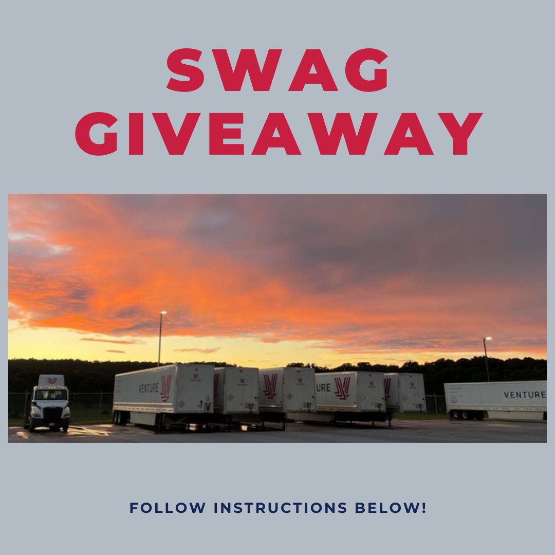 GIVEAWAY! ALERT! ⁠
⁠
Follow the instructions to be entered to win a CUSTOM Venture Tumbler &amp; $50 Pilot Gift Card:⁠
⁠
1- Like this post on Facebook⁠
2- Share it on your Facebook page with a photo of your truck⁠
3- Comment "Done" below the Facebook post⁠
⁠
GOOD LUCK!⁠