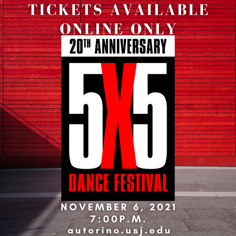 The 20th Anniv. 5x5 Dance Festival features 2 dance films presented by the Greater Hartford Academy of the Arts and Margot Noelle Paul. Purchase tickets now - available ONLINE ONLY! Can’t wait to welcome you to this annual event. 
#usjct #usjarts #dance #weha #CTlocal #festival