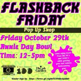 NCCU100's tweet photo. Need your last homecoming pieces? Come out vibe to music and be in support of our student entrepreneurs on October 29th from 12-5pm 
See you there!💯 https://t.co/uHdESgkhWR