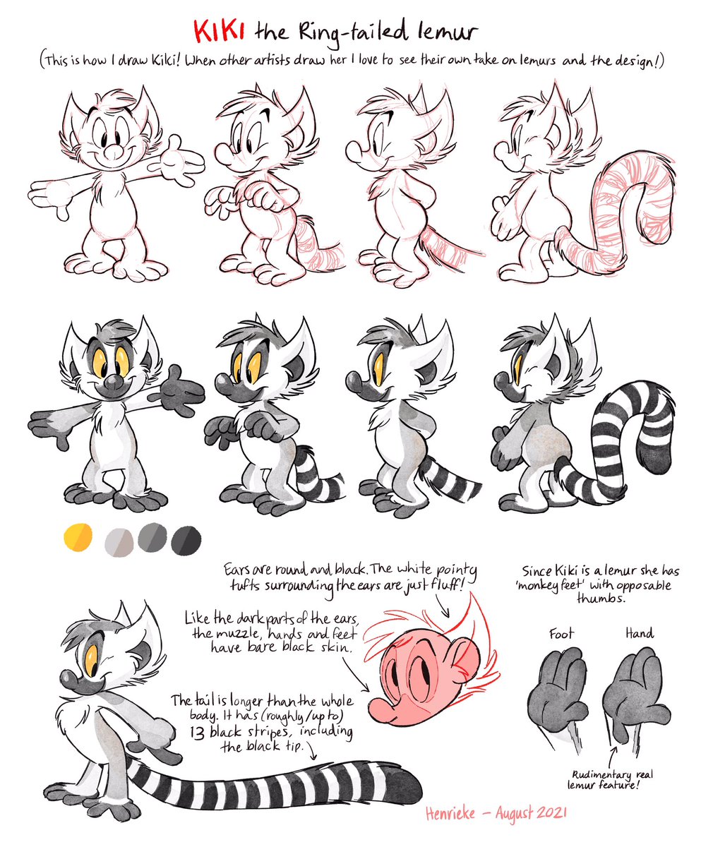 More lemur art old and new! 
