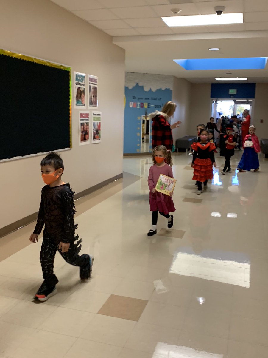 Character parade fun!