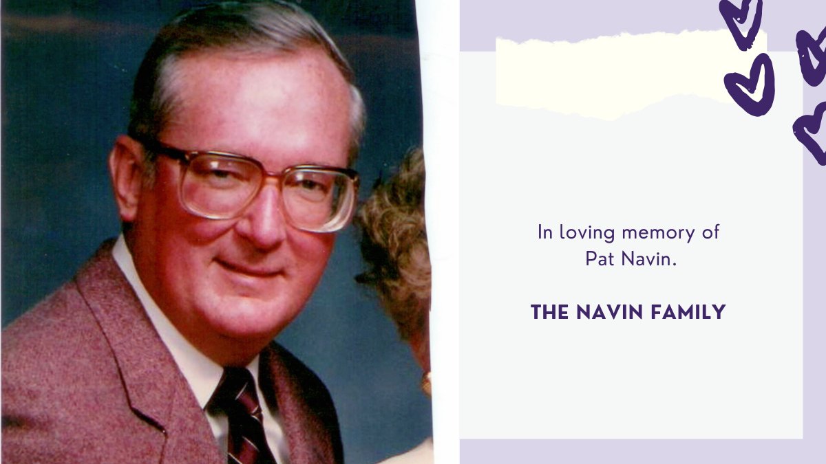 RolfeFoundation's tweet photo. Please join us and the Navin Family in celebrating Pat Navin today. π
#DASHing21 #RolfeFoundation #PancreaticCancer https://t.co/AFFaID04vh